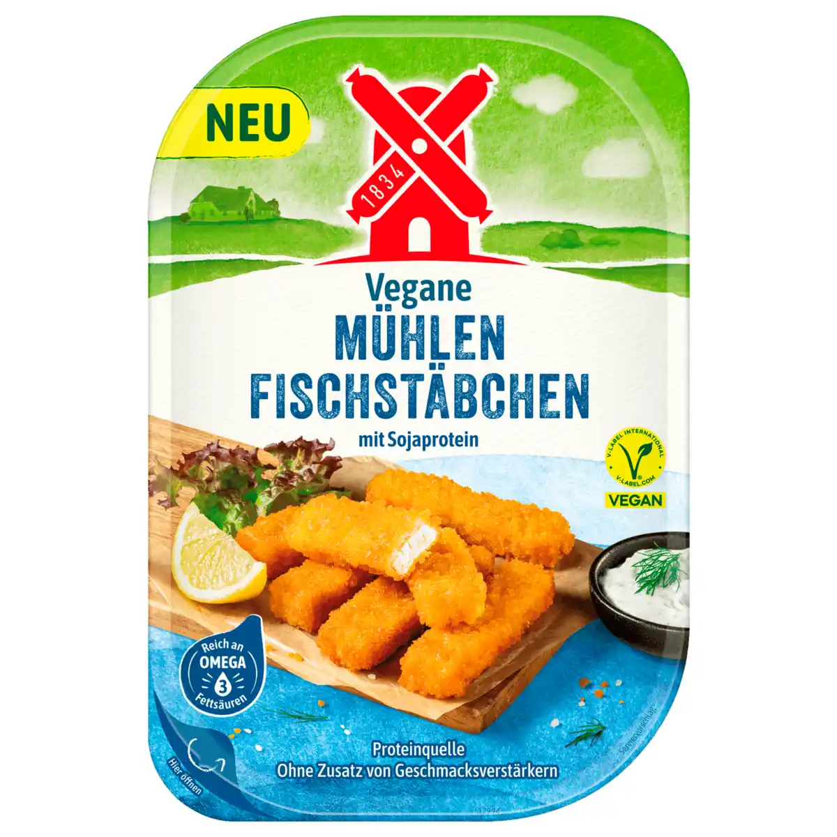 Bild 1 von Rügenwalder Mühle Vegane Mühlen Fischstäbchen 180g