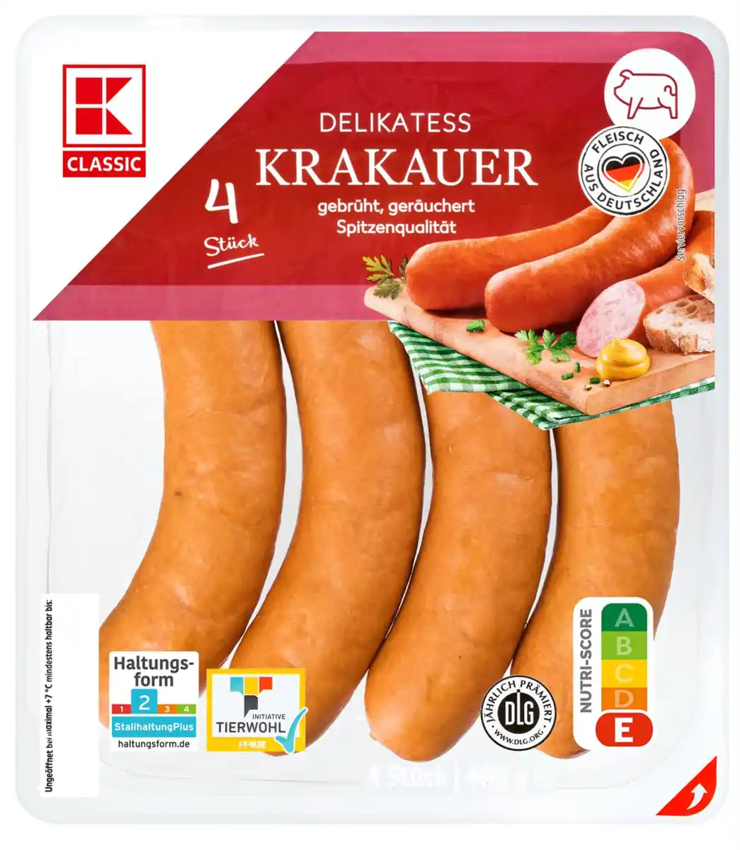Bild 1 von K-CLASSIC Krakauer, 4 St. = 400-g-Packg.