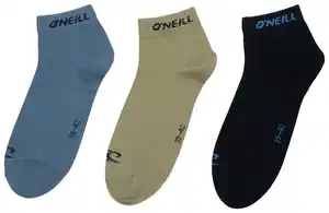 O'NEILL Herren-Quartersocken, 3 Paar