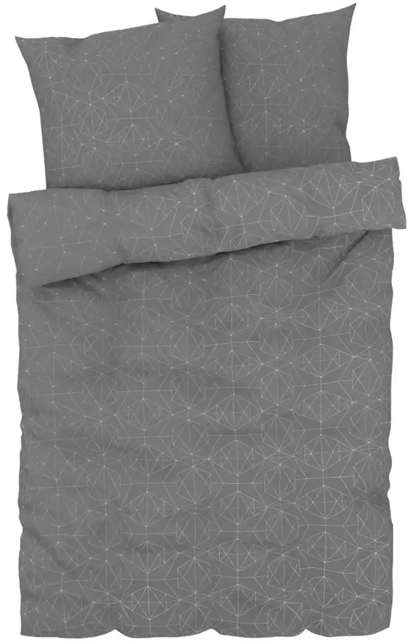 Bild 3 von LIV&BO® Satin-Wendebettwäsche-Set ca. 200 x 220 cm, 3-teilig