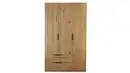 Bild 1 von Kleiderschrank mit Schubladen 3-türig Eiche 122 cm - ESPRESSO