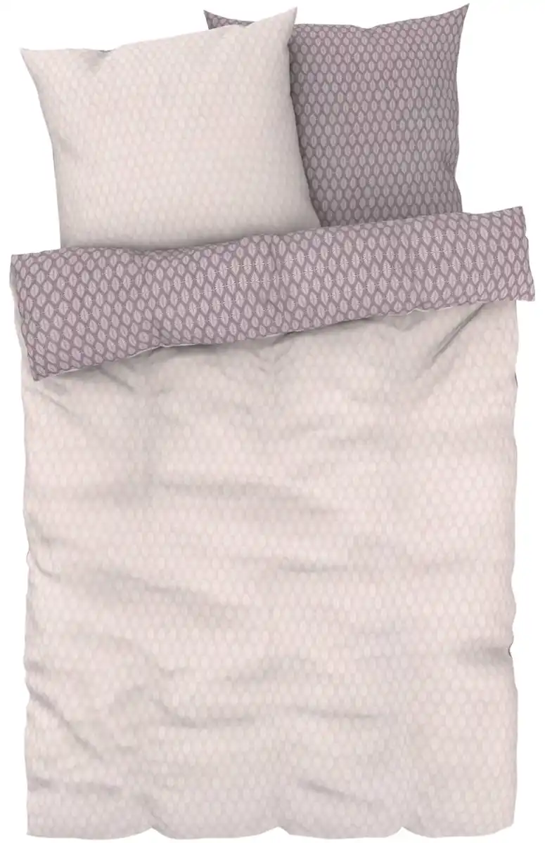 Bild 4 von LIV&BO® Satin-Wendebettwäsche-Set ca. 200 x 220 cm, 3-teilig