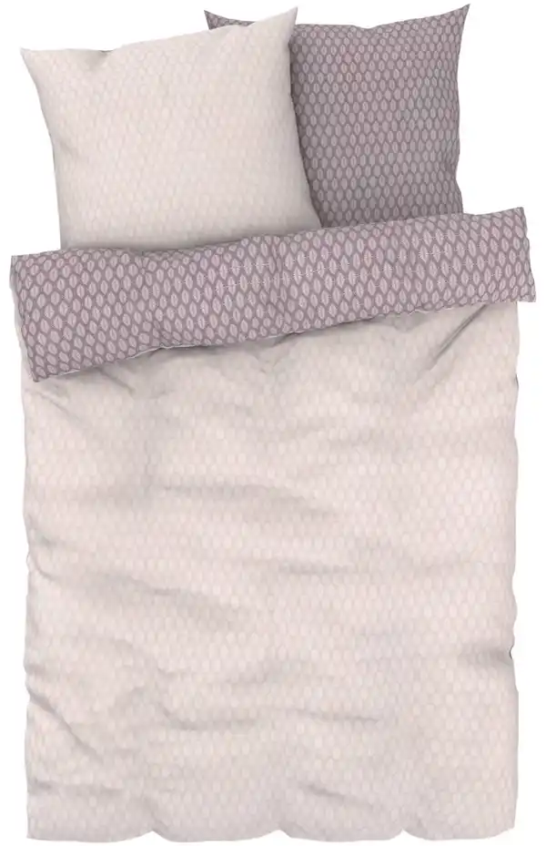 Bild 4 von LIV&BO® Satin-Wendebettwäsche-Set ca. 200 x 220 cm, 3-teilig