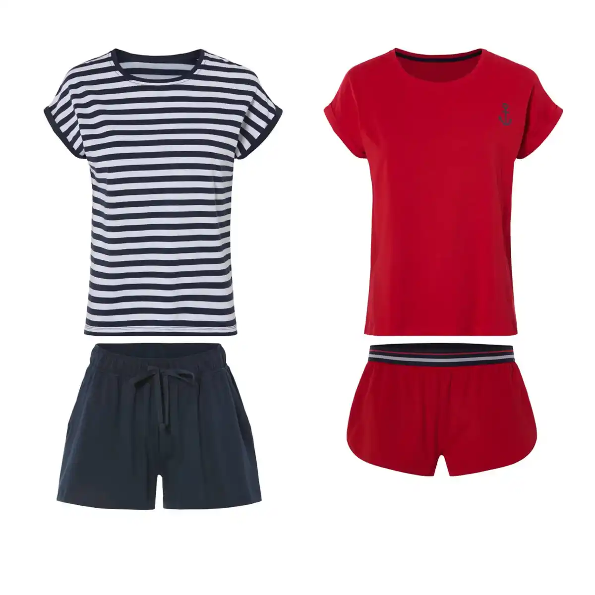 Bild 1 von OYANDA® Damen-Shorty-Pyjama, 2-teilig