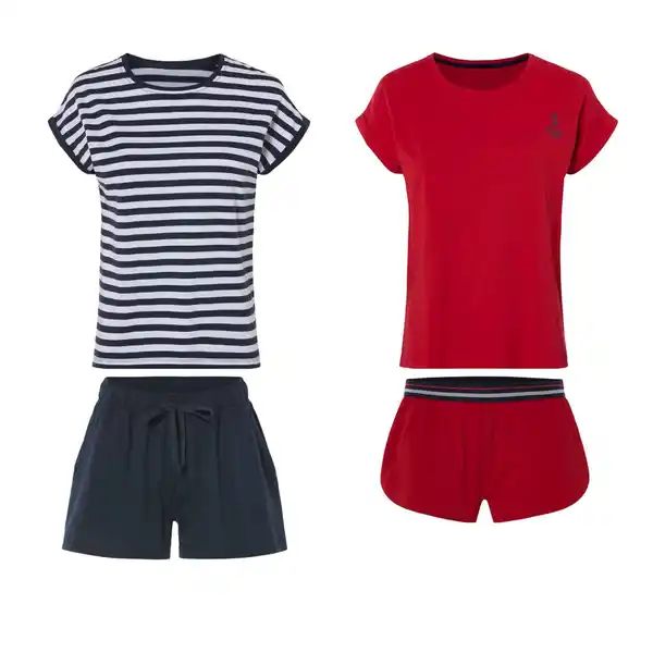 Bild 1 von OYANDA® Damen-Shorty-Pyjama, 2-teilig