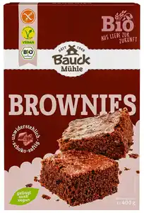 BAUCK MÜHLE Bio-Brownies, 400-g-Packg.