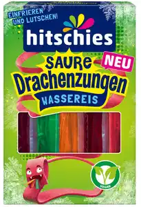 HITSCHIES Saure Drachenzungen Wassereis, 400-ml-Packg.