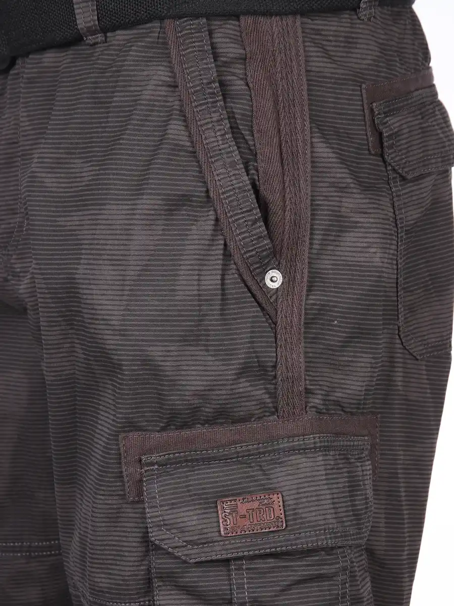 Bild 4 von Herren Cargoshorts im Used Look Grau