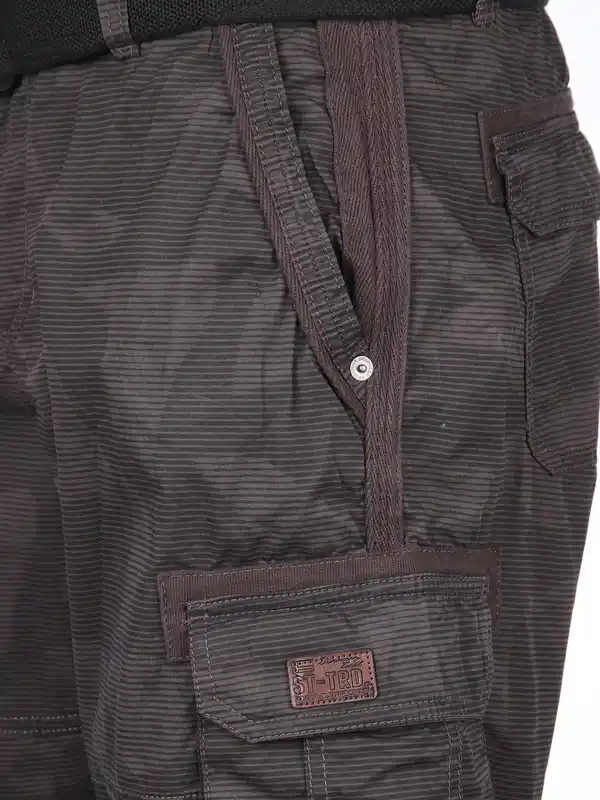 Bild 4 von Herren Cargoshorts im Used Look Grau