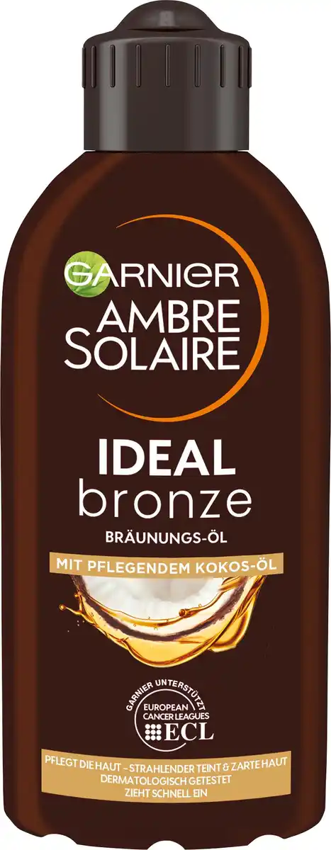 Bild 1 von Garnier Ambre Solaire Bräunungsöl tiefbraun, 200 ml