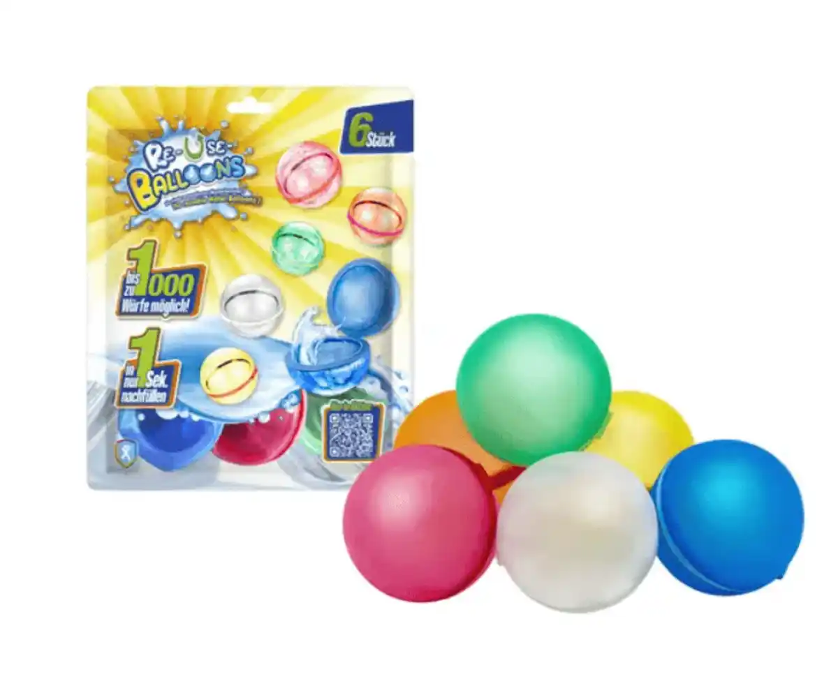 Bild 1 von Re-Use-Balloons, 6er Set, 1 Stk