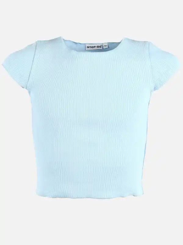 Bild 1 von Mädchen Rippshirt Blau
