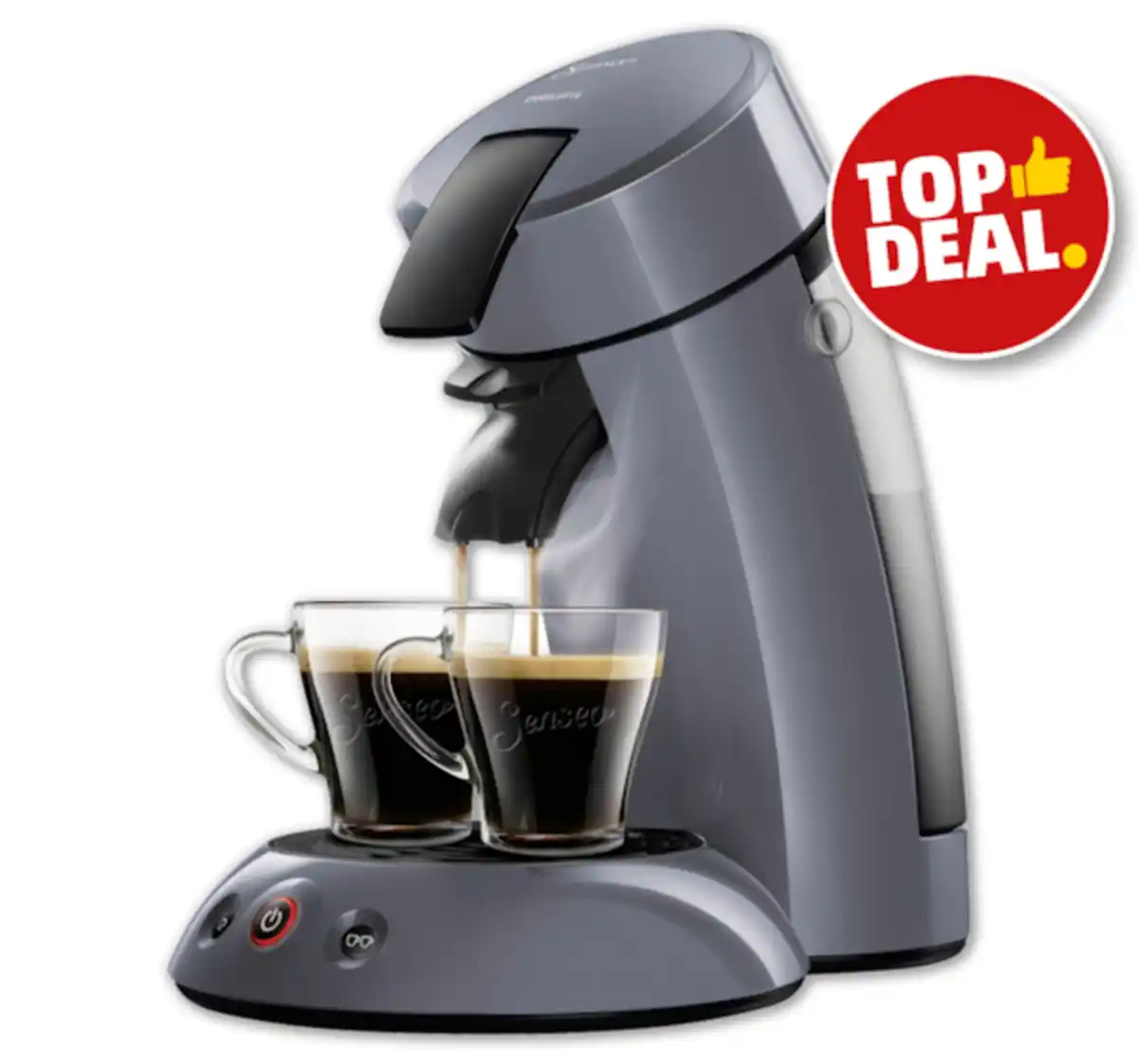 Bild 1 von PHILIPS SENSEO Kaffeepadmaschine HD7806/50,10*
