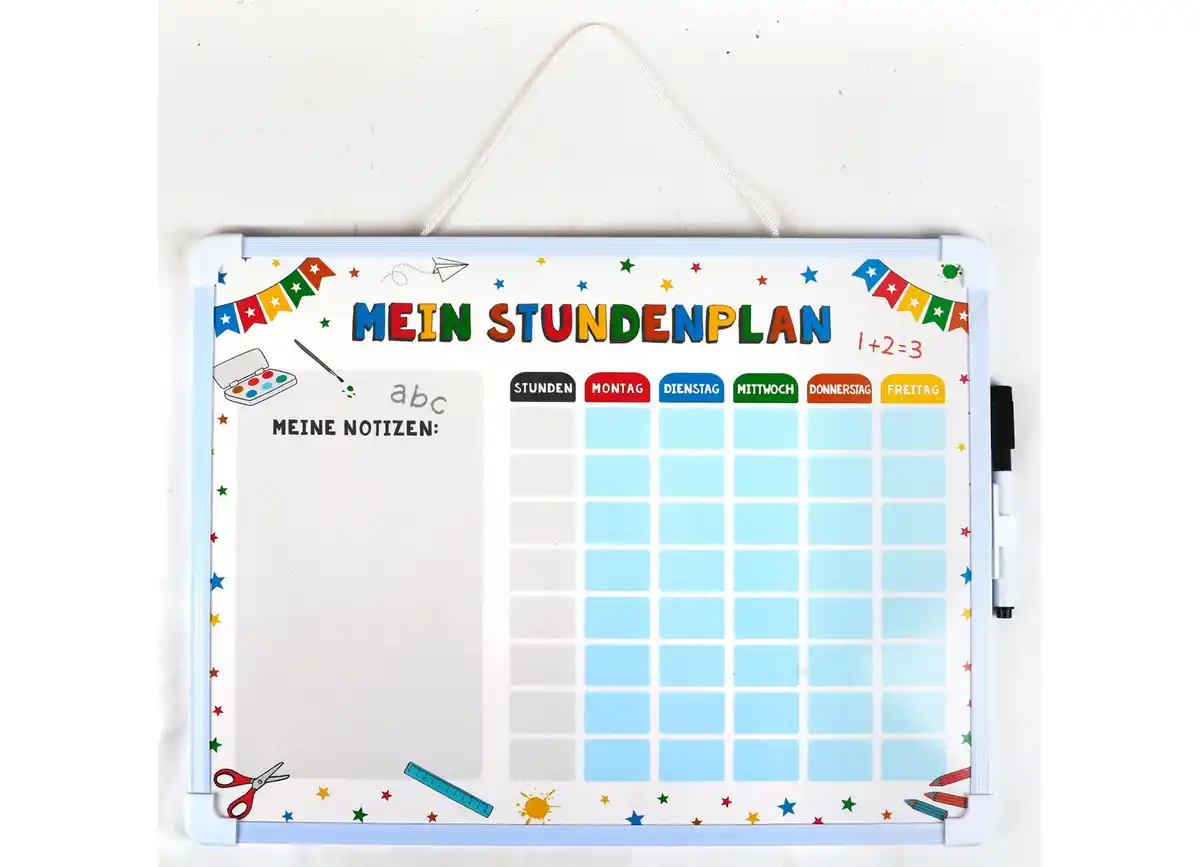 Bild 1 von Memoboard Stundenplan Memoboard „Mein Stundenplan“