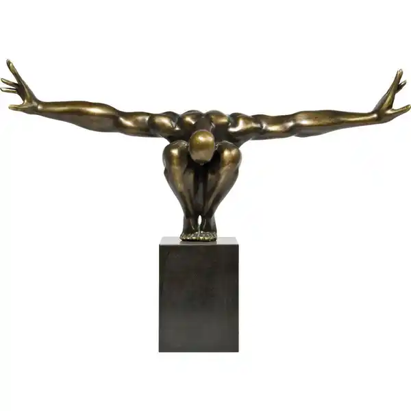 Bild 1 von Kare-Design Skulptur, Schwarz, Bronze, Kunststoff, Stein, 75x52x21 cm, zum Stellen, Dekoration, Skulpturen & Dekoobjekte, Skulpturen