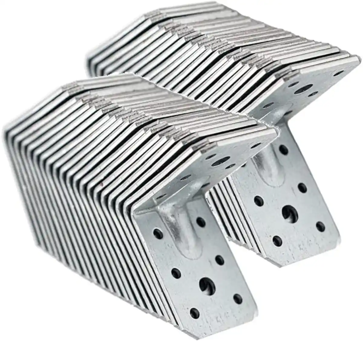 Bild 4 von Perforierter Winkelverbinder 100Stk. 60 x 60 x 40 x 2,5 mm