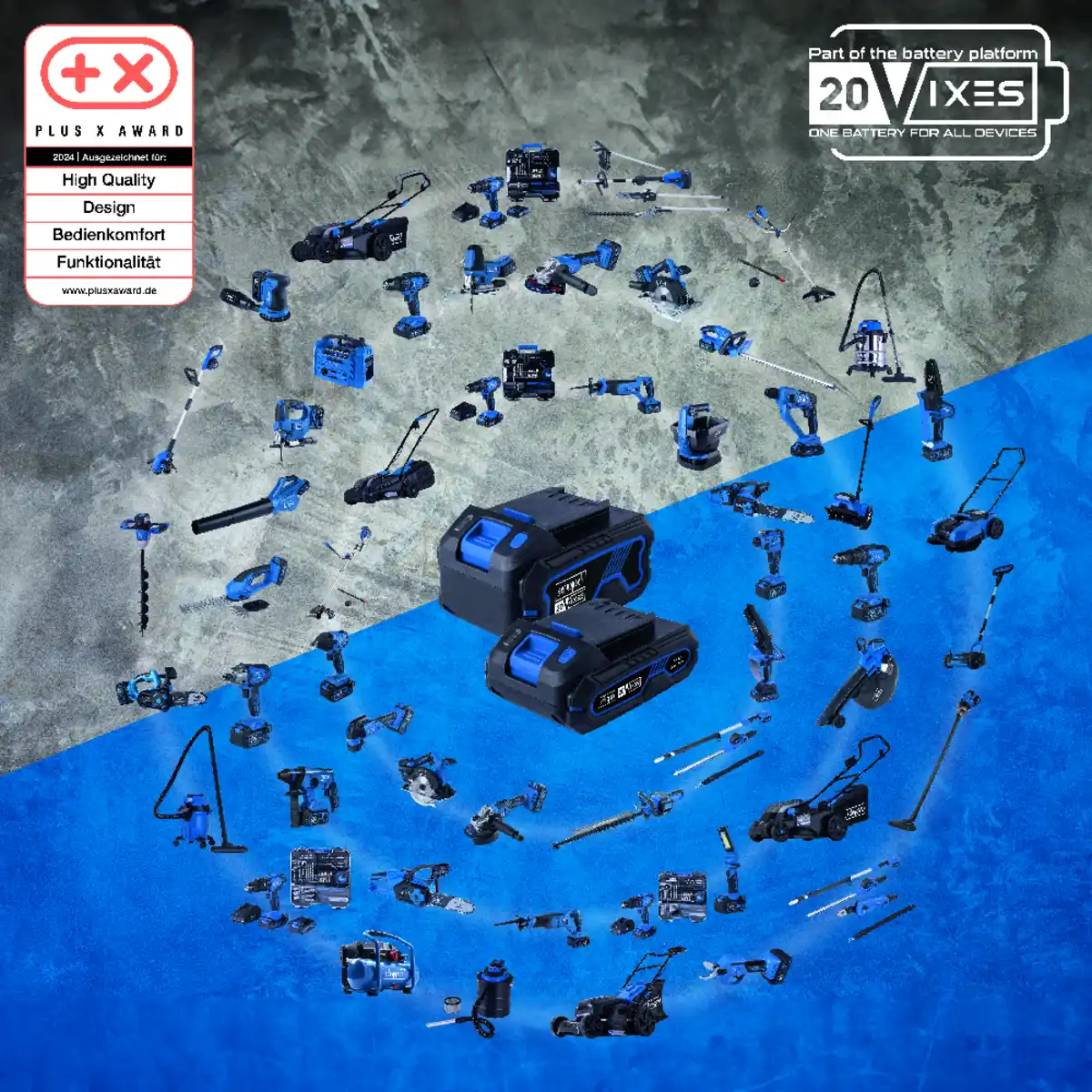 Bild 2 von Akku Multifunktionsgerät BC-MFH400-X - SET S2 inkl. 4 Akkus