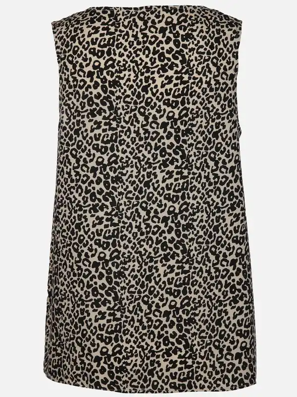 Bild 2 von Damen Top mit Alloverprint Beige