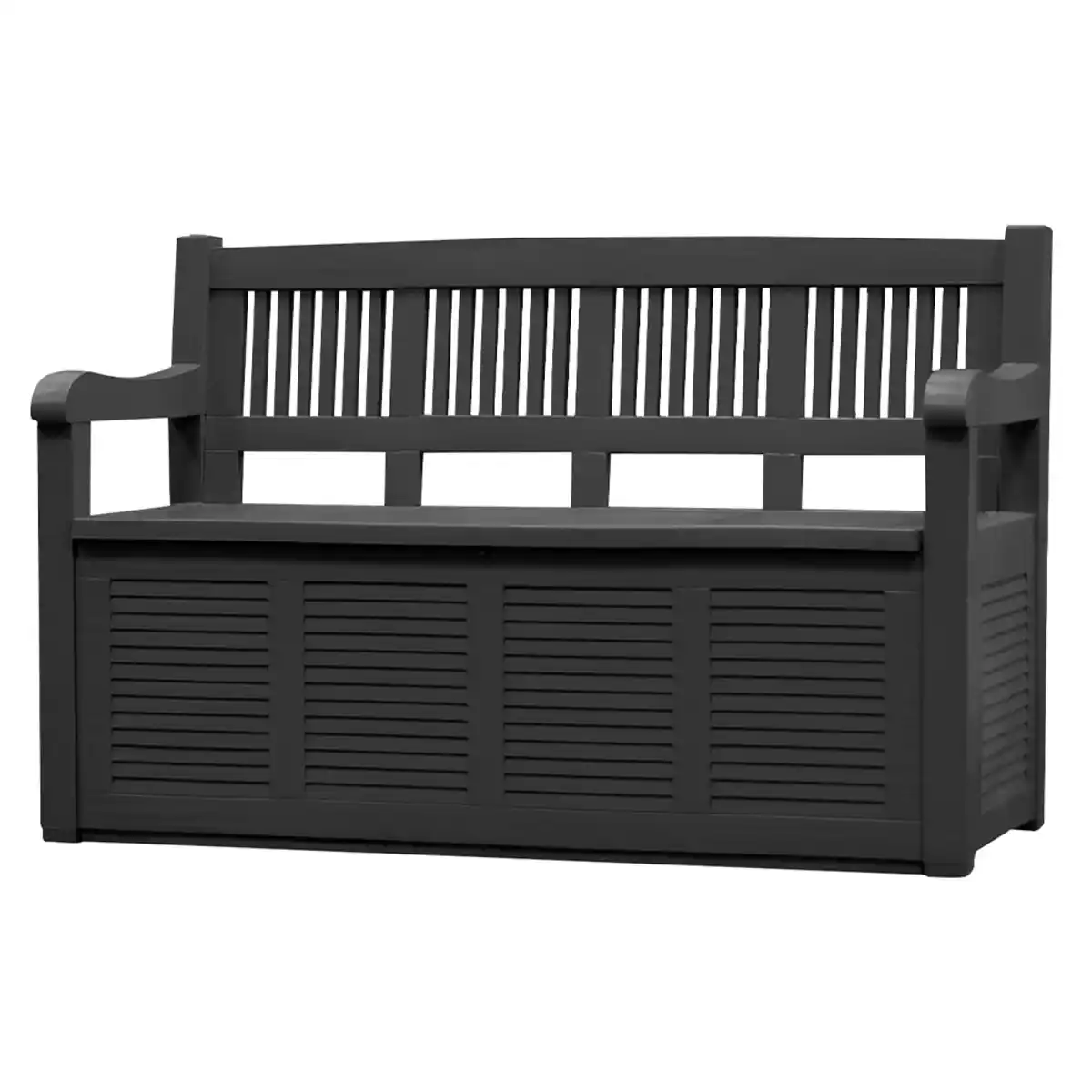 Bild 1 von Sitztruhe Truhenbank "Salzburg" - Anthrazit