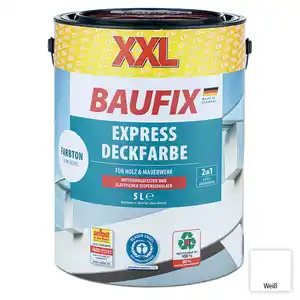 XXL-Express-Deckfarbe 5 Liter - Weiß