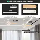 Bild 3 von Deckenventilator Mit Beleuchtung, 132cm Ceiling Fan Mit Fernbedienung