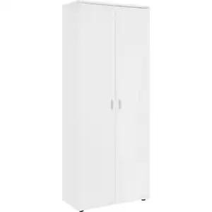 Xxxl Schuhschrank Galant, Weiß, Holzwerkstoff, 5 Fächer, 69x176x34 cm, Made in EU, Garderobe, Schuhaufbewahrung, Schuhschränke