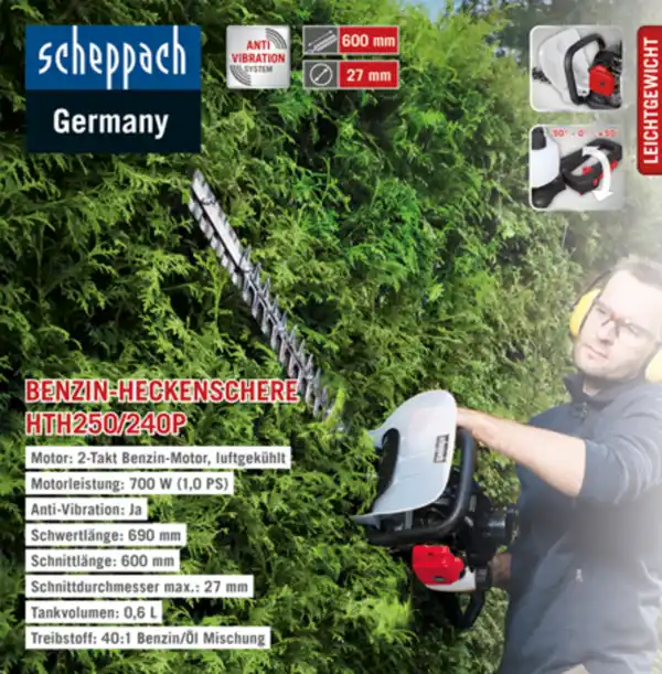 Bild 2 von Benzin-Heckenschere HTH250