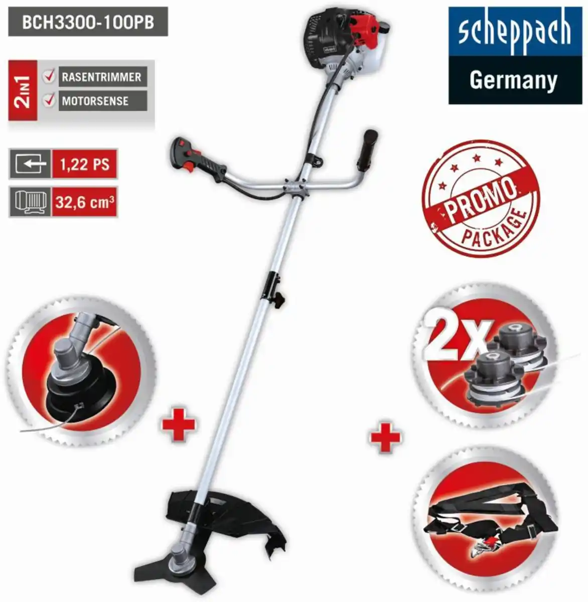 Bild 3 von Benzin-Motorsense BCH3300PB