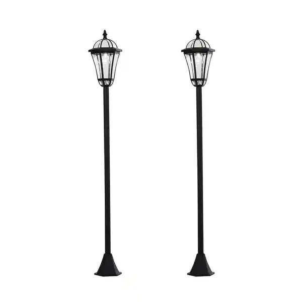 Bild 1 von Solar Gartenlaterne LED Laterne Wegleuchte 6 Stdn. ABS 129cm