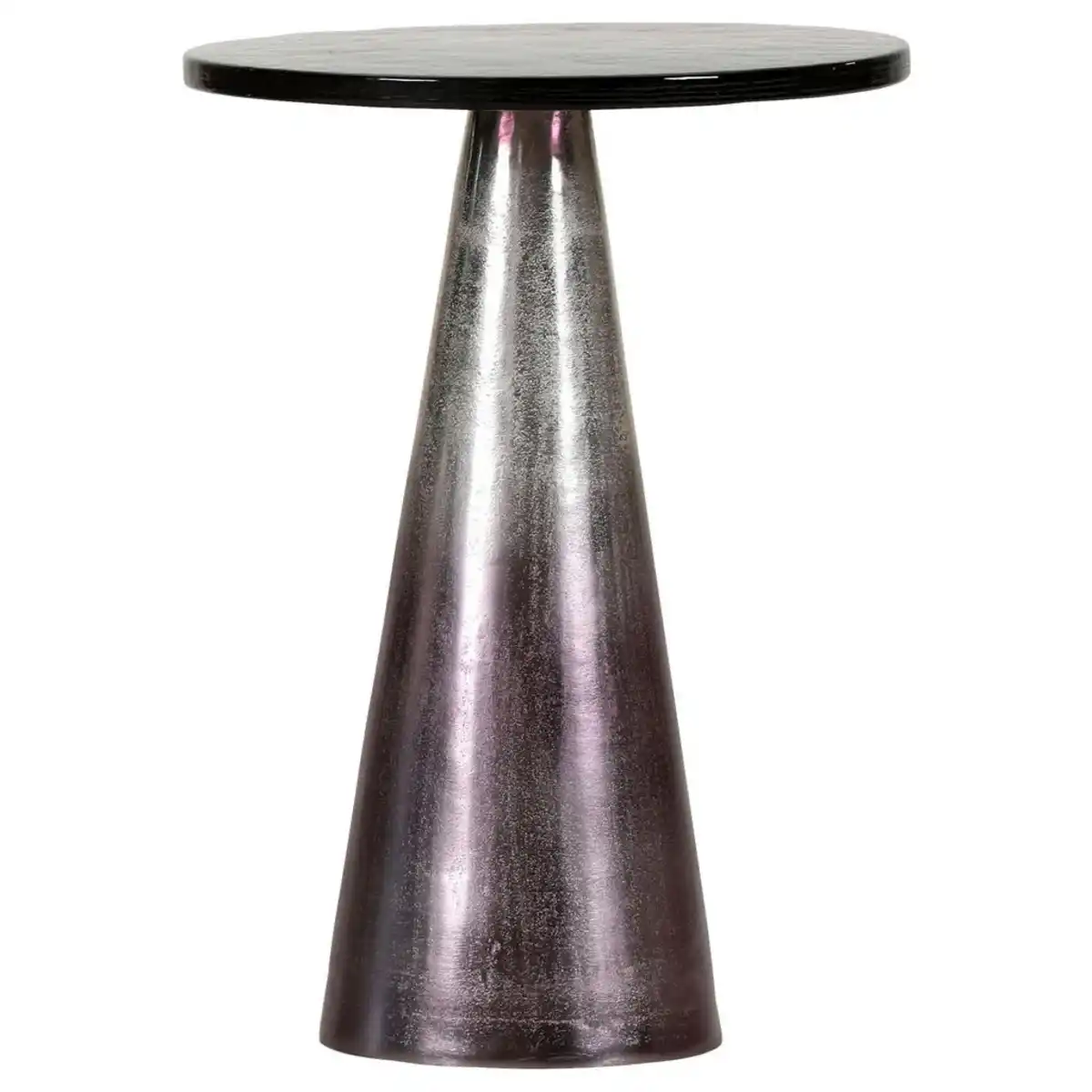Bild 1 von Carryhome Beistelltisch, Schwarz, Pink, Metall, Glas, rund, konisch, 40x55x40 cm, Wohnzimmer, Wohnzimmertische, Beistelltische, Beistelltische Metall