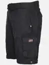 Bild 3 von Herren Cargoshort im Used Look Schwarz