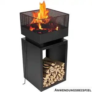 Feuerstelle Don 39 x 39 x 85 cm