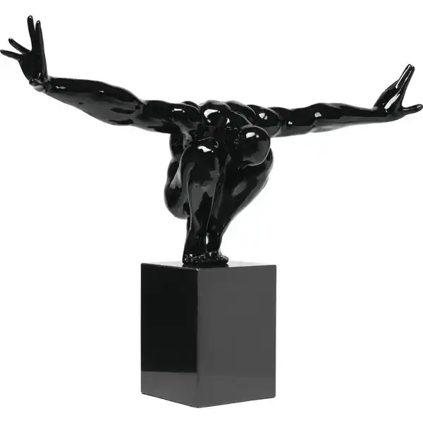 Bild 1 von Kare-Design Skulptur, Schwarz, Kunststoff, Stein, 75x52x23 cm, zum Stellen, Dekoration, Skulpturen & Dekoobjekte, Skulpturen