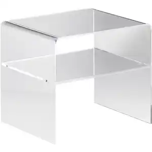 Xxxl Beistelltisch, Klar, Kunststoff, 33x35x40 cm, Wohnzimmer, Wohnzimmertische, Beistelltische