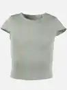 Bild 1 von Mädchen Rippshirt in kurzer Form Grün