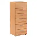 Bild 1 von Xxxl Kommode, Buche, Metall, Kernbuche, furniert,furniert, massiv,massiv, 6 Schubladen, 42x107x39 cm, Goldenes M, Made in Germany, DGM-Klimapakt, Typenauswahl, Wohnzimmer, Kommoden & Sideboards, Komm