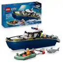 Bild 1 von LEGO City Verfolgungsjagd im Polizeiboot, Spielset mit Schnellboot 60456, 1 Stk