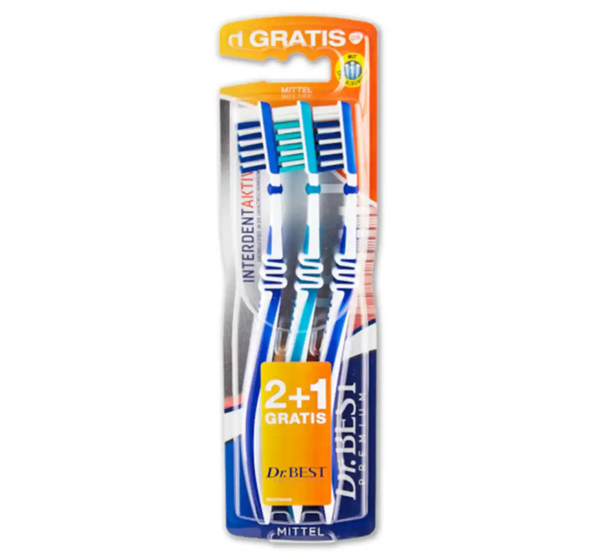 Bild 1 von DR. BEST Zahnbürste Interdent aktiv*