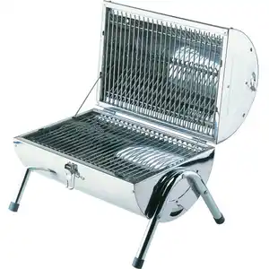 Edelstahl-Grilltonne