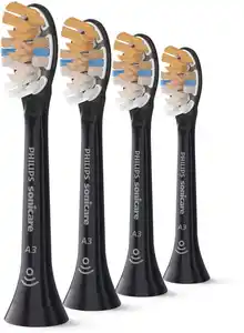 PHILIPS Sonicare A3 ALL-IN-ONE Bürstenköpfe schwarz 4er Pack