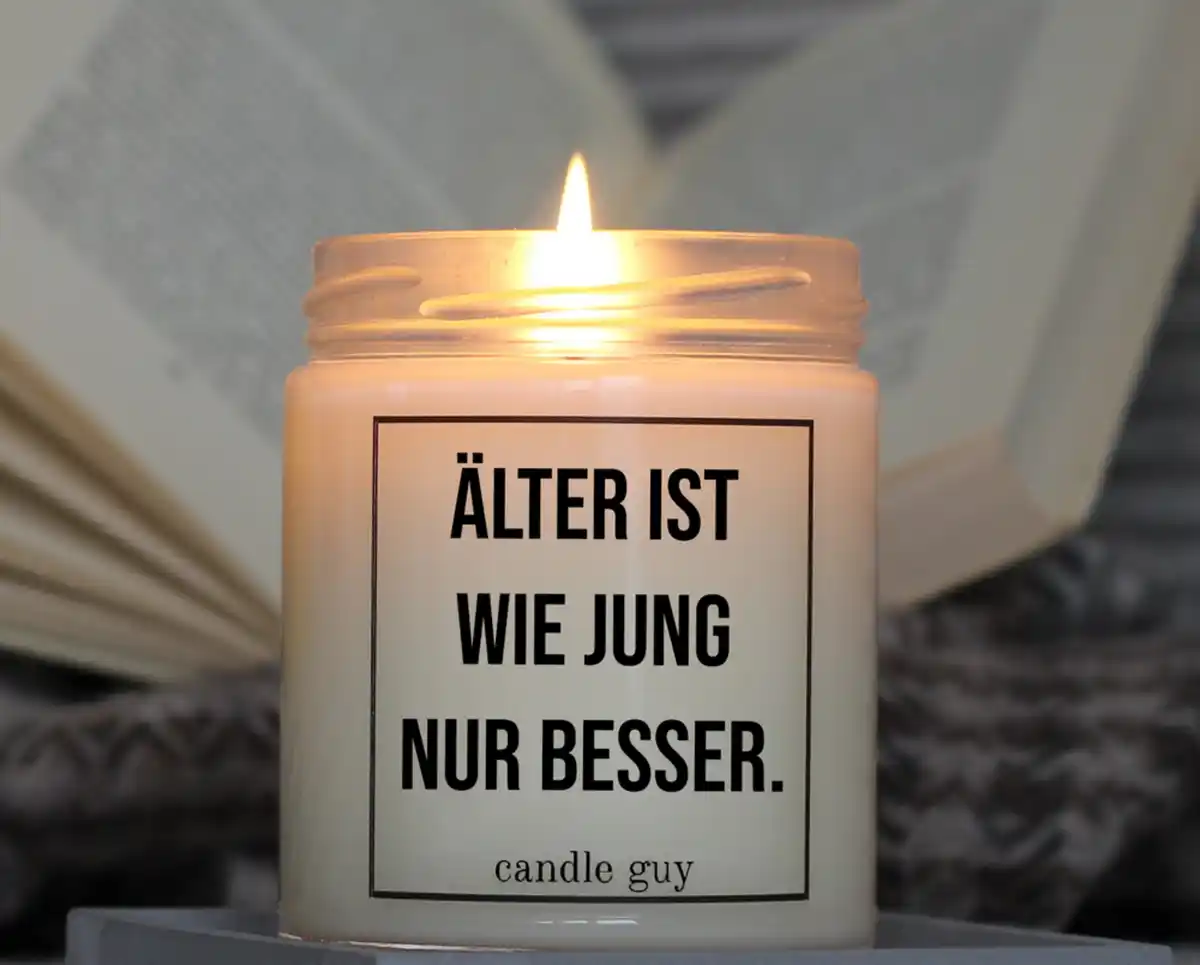 Bild 3 von candle guy Duftkerze "Älter ist wie jung nur besser"
