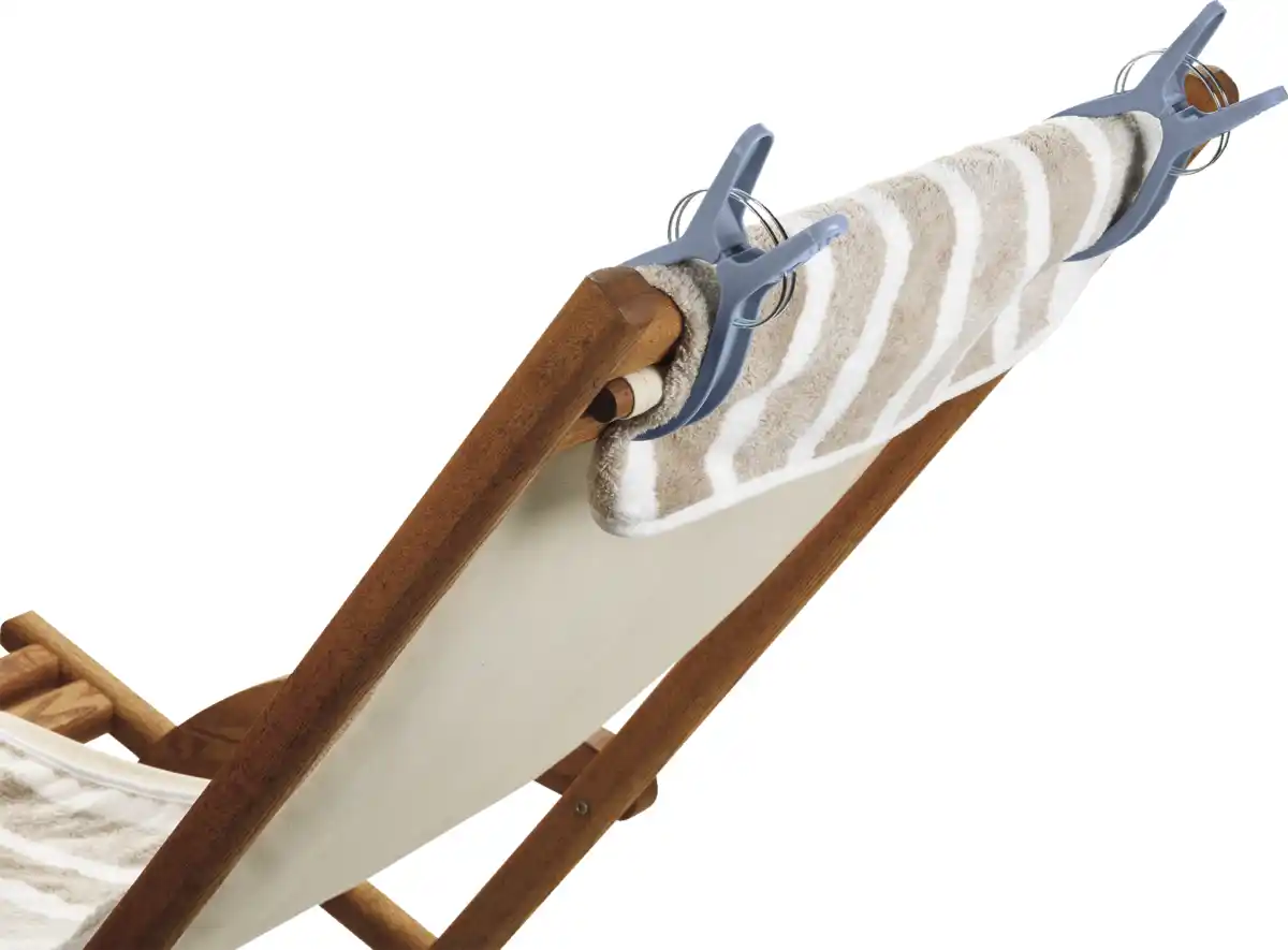 Bild 2 von IDEENWELT Handtuchclips 4er-Set blau