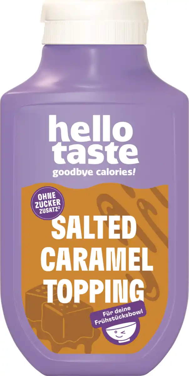 Bild 1 von hello taste Salted Caramel Sauce ohne Zuckerzusatz, 250 ml