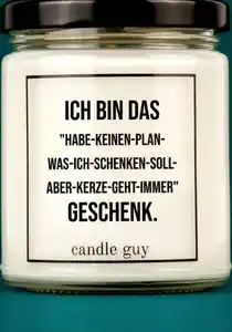 candle guy Duftkerze ich bin "Habe-keinen-Plan-was-ich-schenken-soll"