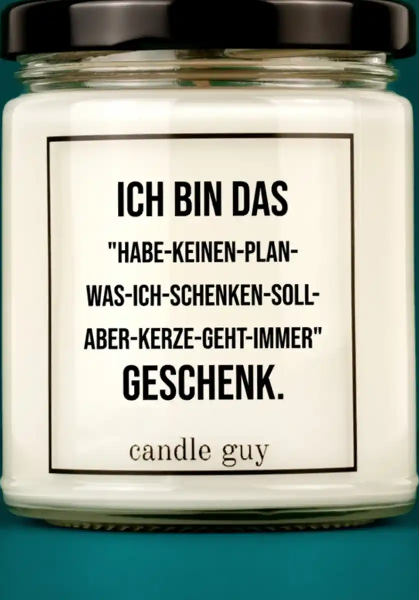 Bild 1 von candle guy Duftkerze ich bin "Habe-keinen-Plan-was-ich-schenken-soll"