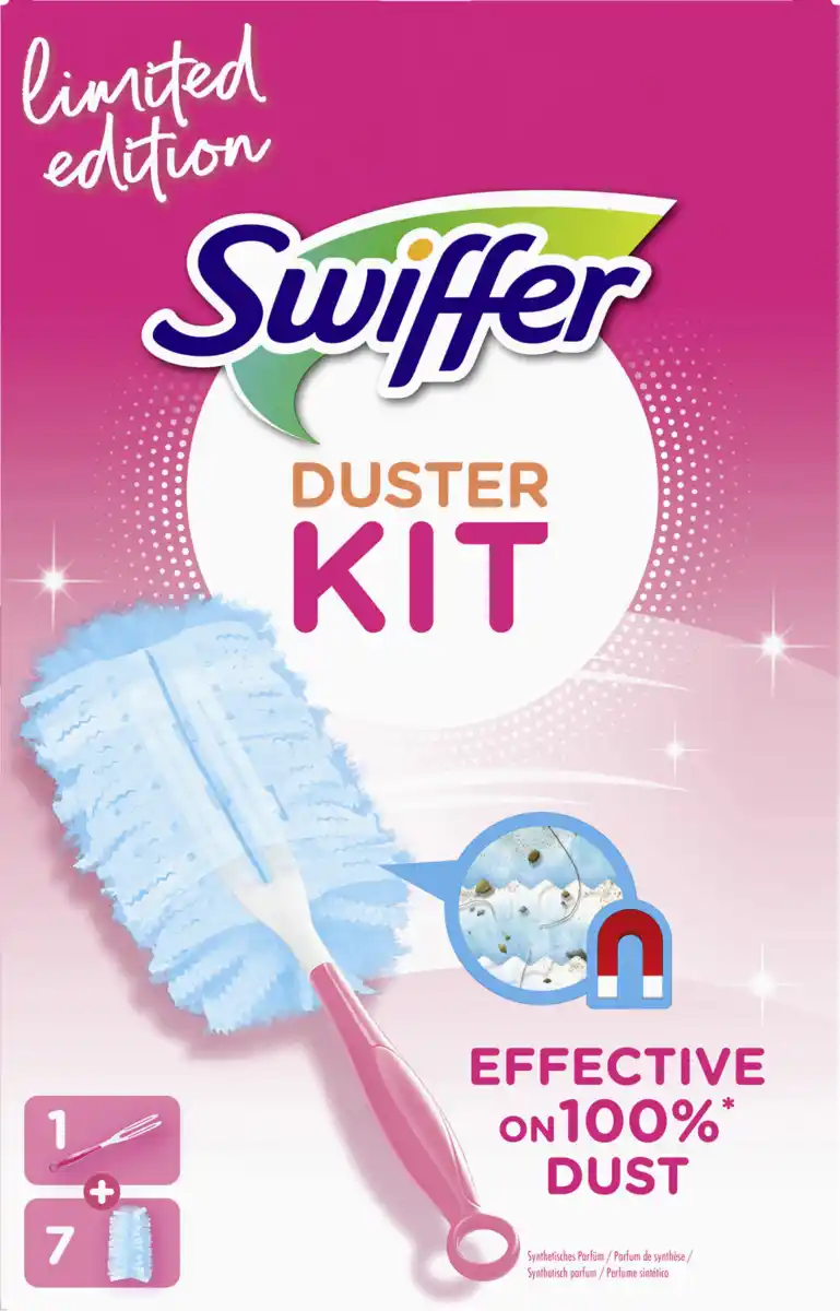 Bild 1 von Swiffer Staubmagnet Starterset Pink Limited