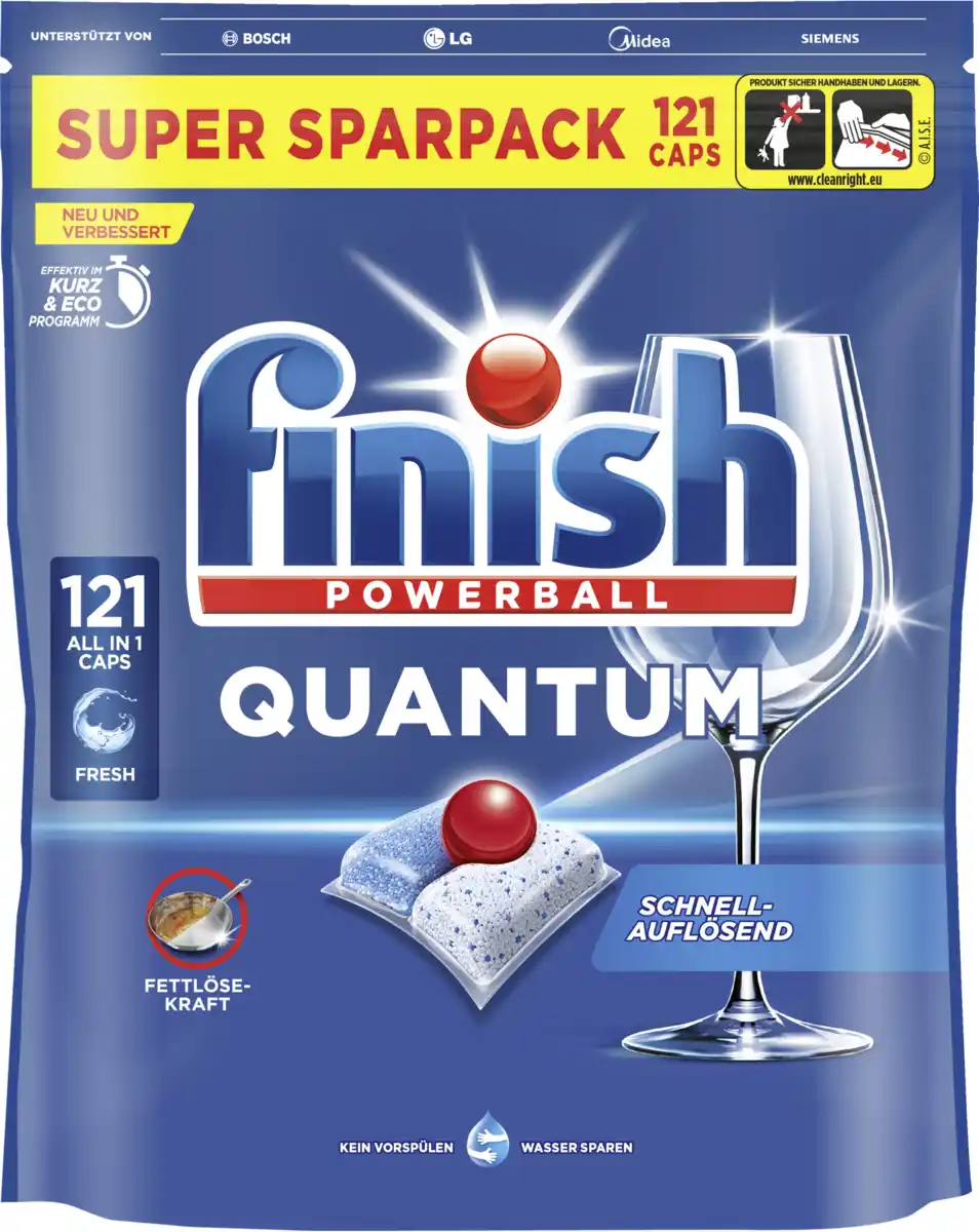 Bild 1 von Finish Quantum Fresh Caps Super Sparpack