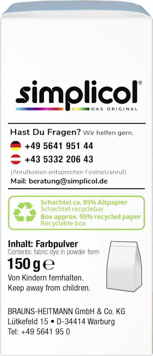 Bild 1 von simplicol Textilfarbe expert Südsee-Türkis