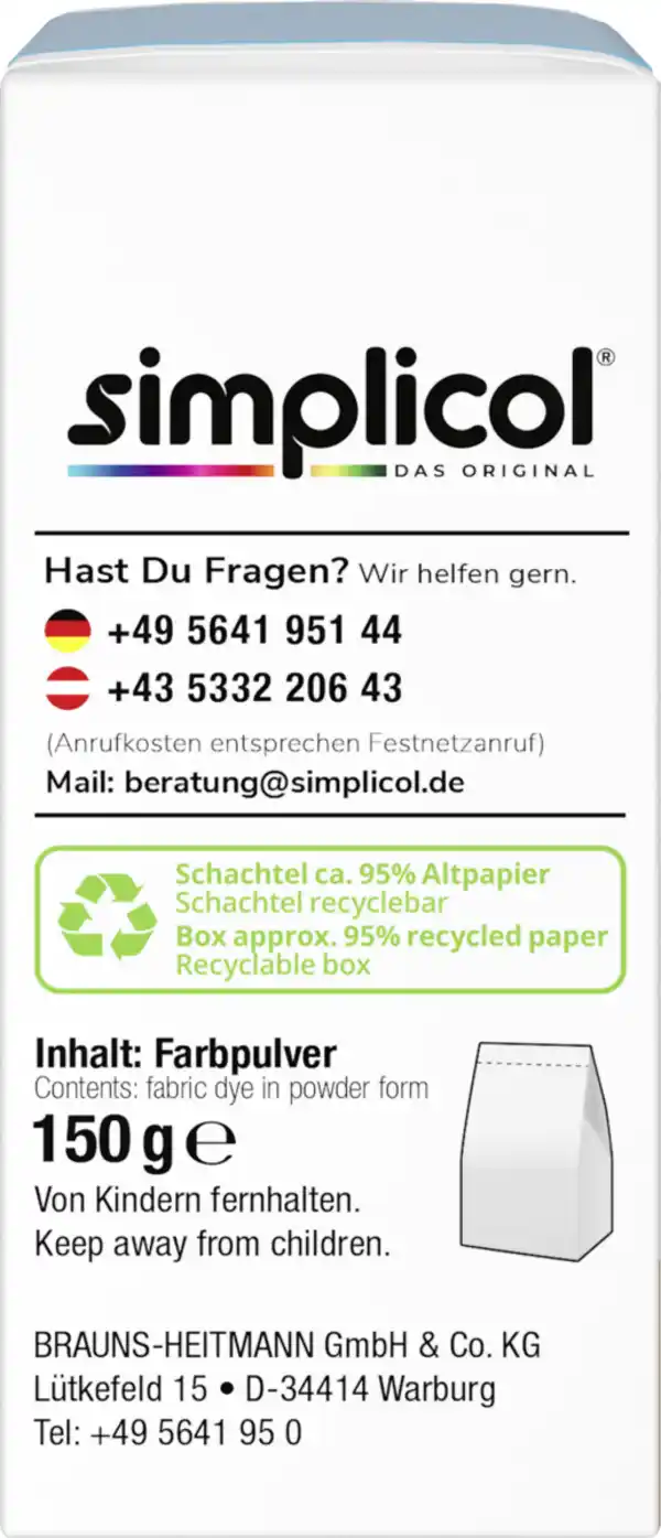 Bild 1 von simplicol Textilfarbe expert Südsee-Türkis
