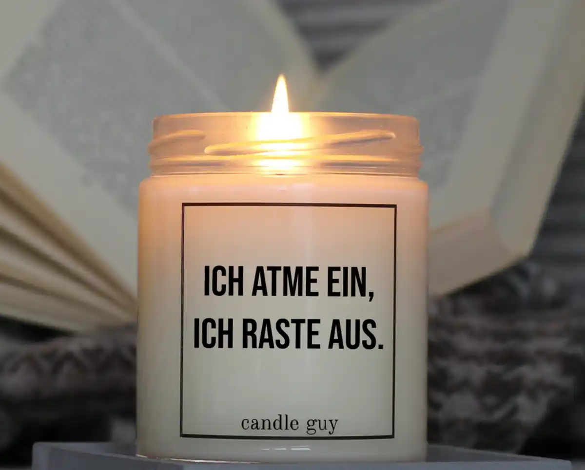Bild 3 von candle guy Duftkerze "Ich atme ein, ich raste aus"